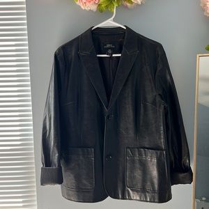 Urban Outfitters Oversized Leather Jacket